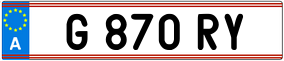 Truck License Plate